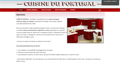 Desktop Screenshot of cuisineportugal.com